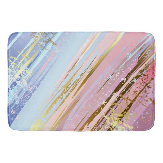 Getextureerde roze achtergrond badmat (Voorkant)