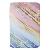 Getextureerde roze achtergrond badmat (Voorkant Verticaal)