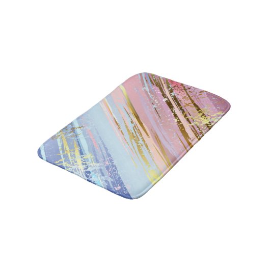 Getextureerde roze achtergrond badmat (Gekanteld)