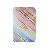 Getextureerde roze achtergrond badmat (Voorkant Verticaal)