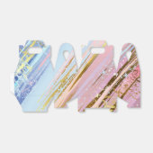 Getextureerde roze achtergrond bedankdoosjes (Uitgevouwen)