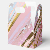 Getextureerde roze achtergrond bedankdoosjes (Geopend)