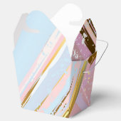 Getextureerde roze achtergrond bedankdoosjes (Geopend)