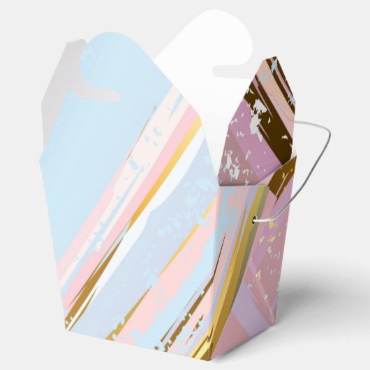 Getextureerde roze achtergrond bedankdoosjes (Geopend)