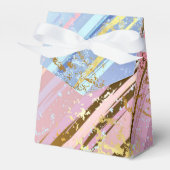 Getextureerde roze achtergrond bedankdoosjes (Voorkant Zijde)