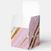 Getextureerde roze achtergrond bedankdoosjes (Geopend)
