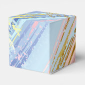 Getextureerde roze achtergrond bedankdoosjes (Achterkant)