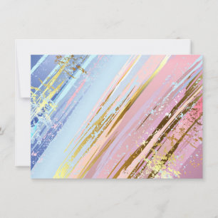 Getextureerde roze achtergrond bedankkaart