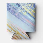 Getextureerde roze achtergrond blikjeskoeler (Voorkant)