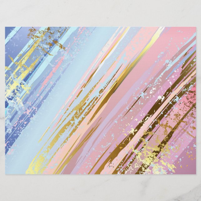 Getextureerde roze achtergrond briefhoofd (Voorkant)