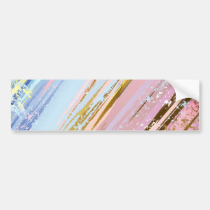 Getextureerde roze achtergrond bumpersticker