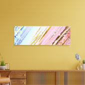 Getextureerde roze achtergrond canvas afdruk (Insitu (Woonkamer))