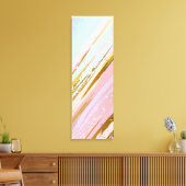 Getextureerde roze achtergrond canvas afdruk (Insitu (Woonkamer))