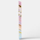 Getextureerde roze achtergrond Case-Mate iPhone case (Achterkant / Links)