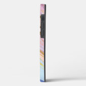 Getextureerde roze achtergrond Case-Mate iPhone case (Achterkant / Links)