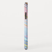 Getextureerde roze achtergrond Case-Mate iPhone case (Achterkant/rechts)