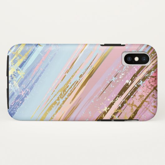 Getextureerde roze achtergrond Case-Mate iPhone case (Achterkant (horizontaal))