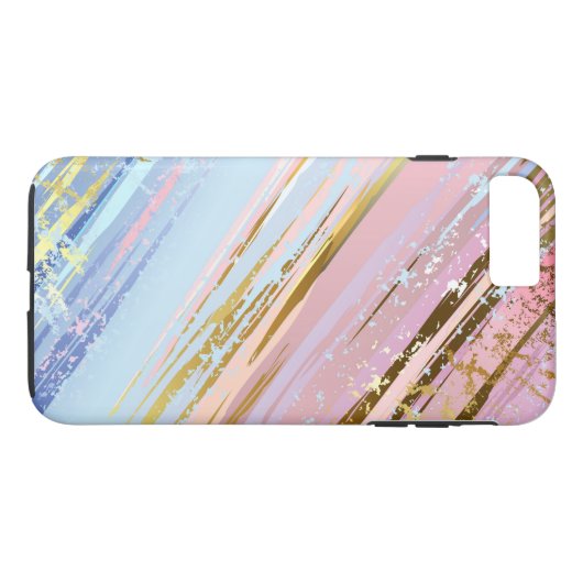 Getextureerde roze achtergrond Case-Mate iPhone case (Achterkant (Horizontaal))