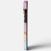 Getextureerde roze achtergrond Case-Mate iPhone case (Achterkant / Links)
