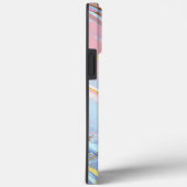Getextureerde roze achtergrond Case-Mate iPhone case (Achterkant / Rechts)