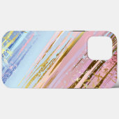 Getextureerde roze achtergrond Case-Mate iPhone case (Achterkant (horizontaal))