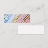 Getextureerde roze achtergrond contactkaartje (Voorkant / Achterkant)