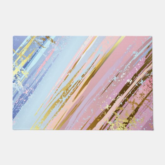 Getextureerde roze achtergrond deurmat (Voorkant)