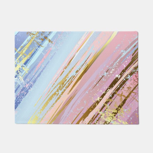 Getextureerde roze achtergrond deurmat (Voorkant)