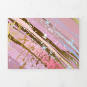 Getextureerde roze achtergrond drieluik kaart (Cover)