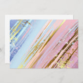 Getextureerde roze achtergrond feestdagenkaart (Voorkant / Achterkant)