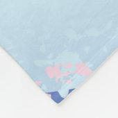 Getextureerde roze achtergrond fleece deken (Hoek)