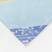 Getextureerde roze achtergrond fleece deken (Hoek)