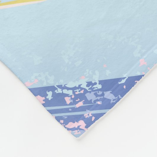 Getextureerde roze achtergrond fleece deken (Hoek)