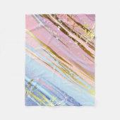 Getextureerde roze achtergrond fleece deken (Voorkant)