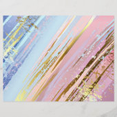 Getextureerde roze achtergrond flyer (Voorkant)