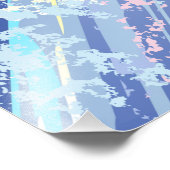 Getextureerde roze achtergrond foto afdruk (Hoek)