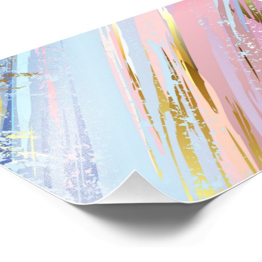 Getextureerde roze achtergrond foto afdruk (Hoek)