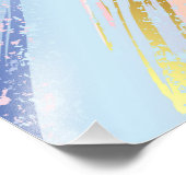 Getextureerde roze achtergrond foto afdruk (Hoek)