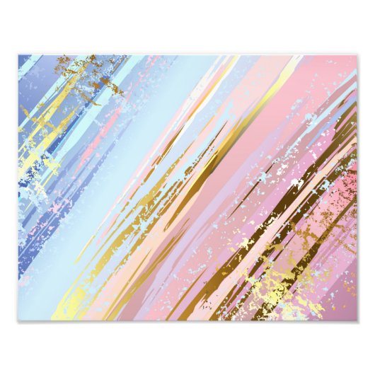 Getextureerde roze achtergrond foto afdruk (Voorkant)