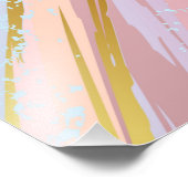 Getextureerde roze achtergrond foto afdruk (Hoek)