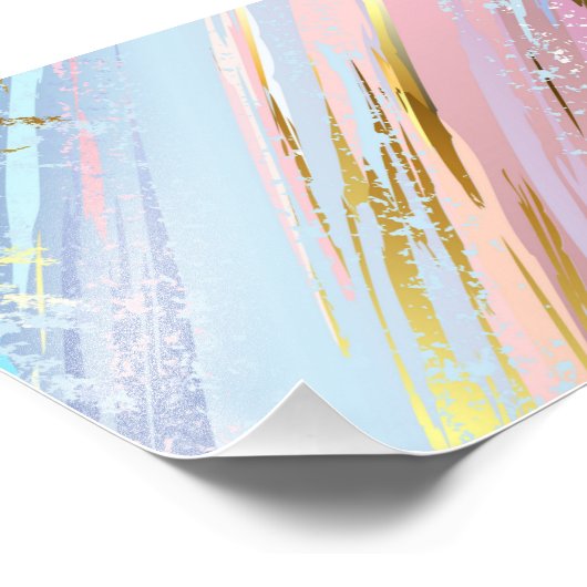 Getextureerde roze achtergrond foto afdruk (Hoek)