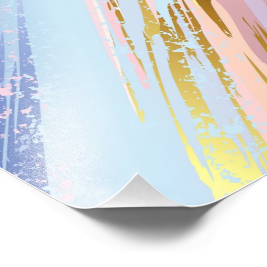 Getextureerde Roze Achtergrond Foto Afdruk (Hoek)