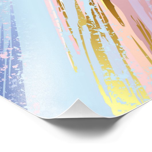 Getextureerde Roze Achtergrond Foto Afdruk (Hoek)