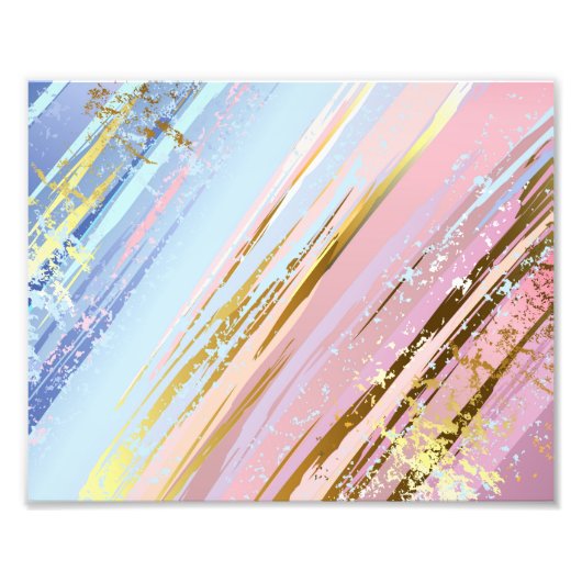 Getextureerde Roze Achtergrond Foto Afdruk (Voorkant)