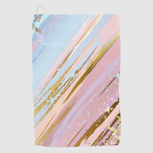 Getextureerde roze achtergrond golfhanddoek (Voorkant)