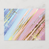 Getextureerde roze achtergrond informatiekaartje (Voorkant)