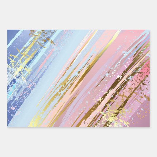 Getextureerde roze achtergrond inpakpapier vel (Voorkant 2)