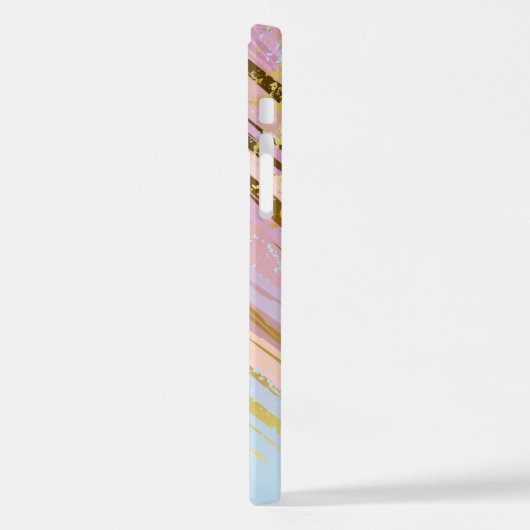 Getextureerde roze achtergrond iPhone hoesje (Linkerkant)