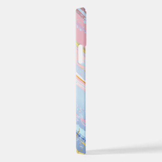 Getextureerde roze achtergrond iPhone hoesje (Rechterkant)