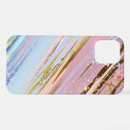 Getextureerde roze achtergrond iPhone hoesje (Achterkant horizontaal)